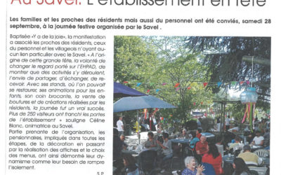 Au Savel, l’établissement en fête