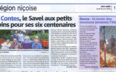 A Contes, le Savel aux petits soins pour ses six centenaires